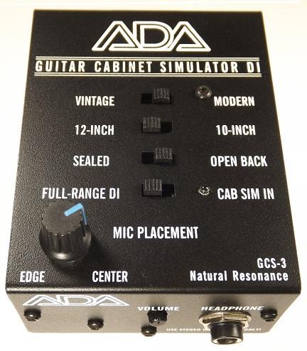 A/DA GCS-3 Guitar Cabinet Simulator & DI Box | Axe And You 